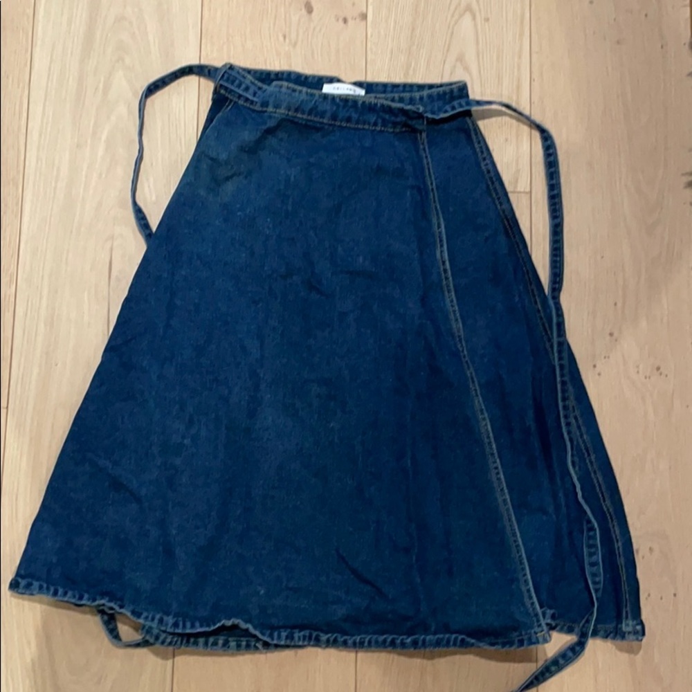 Cellabie Denim wrap skirt
